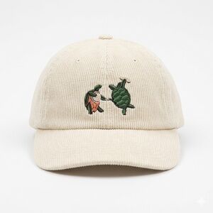 Teton Gravity Research Grateful Dead Corduroy Hat Turtle Bear Strapback Cap